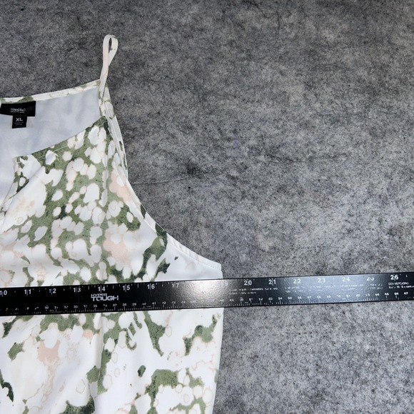 New Mossimo Halter Dress Women's XL White Geometric Tie‎ Waist Sleeveless Party - Picture 4 of 9